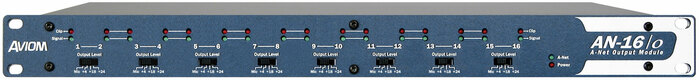 Aviom AN-16/o v.4 16-Channel Line Level Output Module For Aviom Pro16