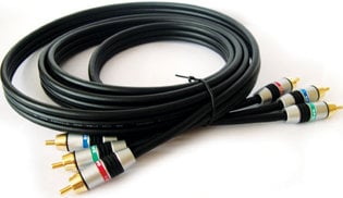 Kramer C-3RVM/3RVM-100 3 RCA Component (Male-Male) Coax Cable (100')