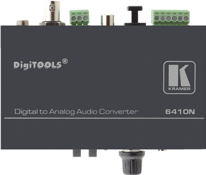Kramer 6410N Digital Audio To Balanced Stereo Audio Format Converter