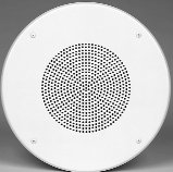 Lowell R1810-72S 8" Speaker/Grille Assembly With VC Adjustment, 15W, 70V/25V, White Grille