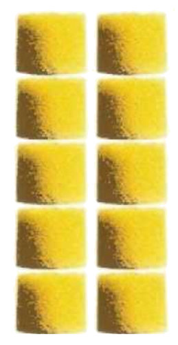 Shure EAYLF1-100 Foam Sleeves For Shure Earphones, 50 Pair, Yellow