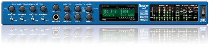 MOTU Traveler-mk3 FireWire 28x30 FireWire Audio Interface With DSP