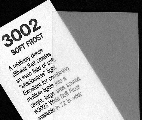 Rosco Cinegel #3002 Soft Frost, 20"x24" Sheet
