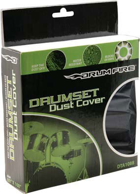 On-Stage DTA1088 Drum Set Dust Cover, Black