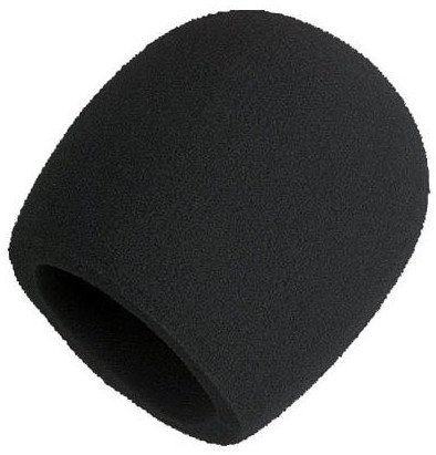 Shure A58WS-BLK Foam Windscreen For Any Ball-Type Mic, Black