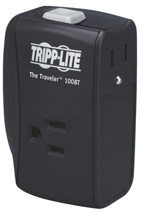 Tripp Lite TRAVELER100BT Protect It! 2-Outlet Portable Surge Protector