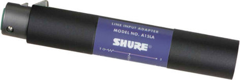 Shure A15LA Line Adapter, XLRF To XLRM