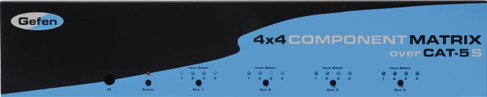Gefen EXT-COMPAUD-CAT5-444 4:4 Component Video With Audio CAT5 Matrix