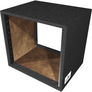 Grundorf RS10S 10RU, 15.5" Deep Carpet Series Rack Shell