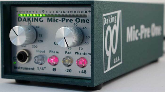 Daking MIC-PRE-ONE Mic Preamp, Class A Fully Discrete, Jensen Transformer