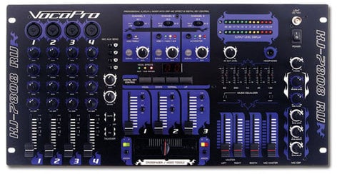 VocoPro KJ-7808RV 7 Ch KJ/DJ/VJ Mixer