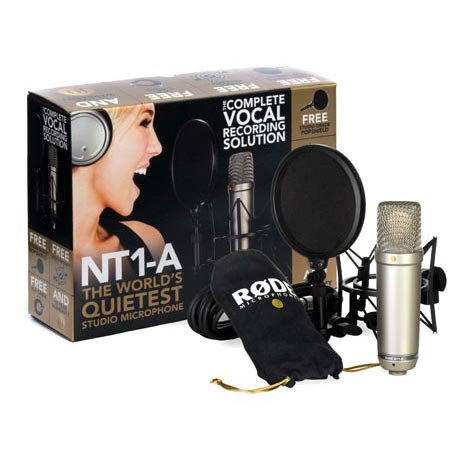 Rode NT1-A Large-Diaphragm Cardioid Condenser Studio Microphone