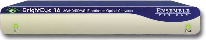 Ensemble Designs BrightEye 46 3G/HD/SD/ASI Electrical To Optical Converter And Distribution Amplifier