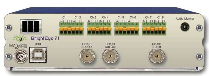 Ensemble Designs BrightEye 71 HD/SD 8-Channel Analog Audio Embedder/Disembedder