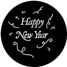 Rosco 77982 Steel Gobo, Happy New Year