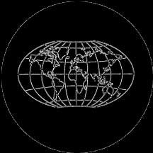 Rosco 78088 Steel Gobo, World Map