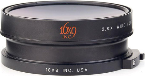 16x9 169-HDWC8X-HVX EXII 0.8X Wide Lens Converter With Bayonet Mount For Panasonic HVX200/200A
