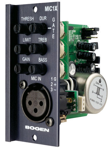 Bogen MIC1X Transformer-Balanced Microphone Input Module, XLR
