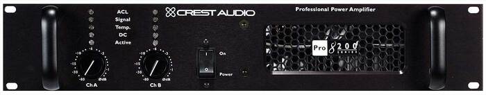 Crest PRO8200 Pro 8200 Power Amplifier, 825W @ 8 Ohms Stereo