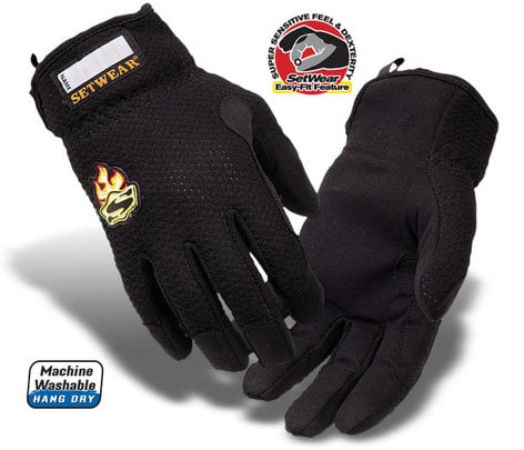 Setwear SW-05-010 Large Black EZ-Fit™ Glove