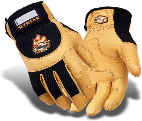 Setwear SWP-09-008 Small Tan Pro Leather Gloves