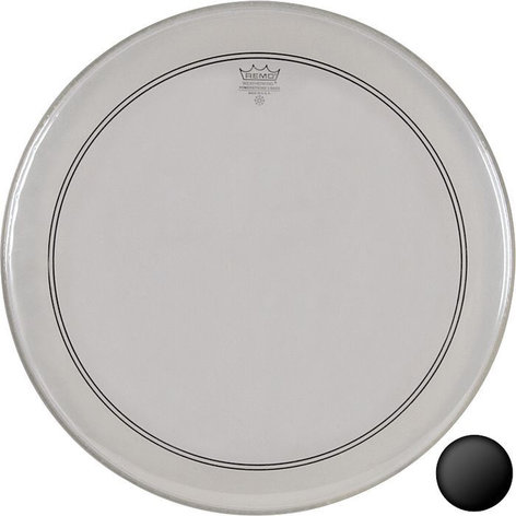 Remo P3-1322-C2 22" PowerStroke3 Clear Bass Drum Head With Falam Patch