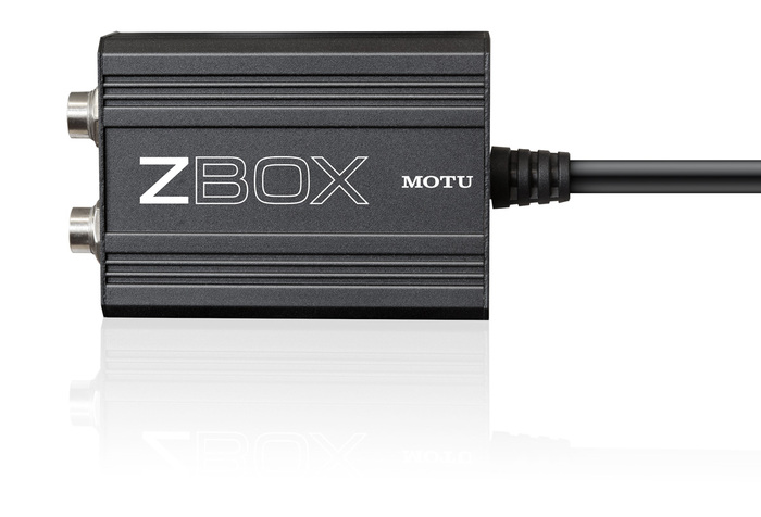 MOTU Zbox Guitar Pickup Impedance Adapter / Signal Enhancer