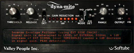 Softube VALLEY-PEOPLE-DYNAMT Valley People Dyna-Mite Dynamics Software Plugin Bundle