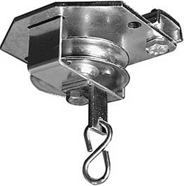 Rose Brand ADC 1704 Dead End Pulley Dead End Underhanging Pulley, 5/16" Rope