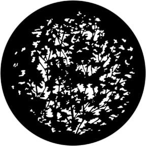 Rosco 79114 Steel Gobo, Dense Leaves 2