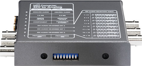 Blackmagic Design Mini Converter SDI to Analog SDI Inputs To HD/SD Component, NTSC, PAL, Or S-video Output Converter