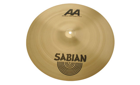 Sabian 21807 18" AA Medium Thin Crash Cymbal In Natural Finish