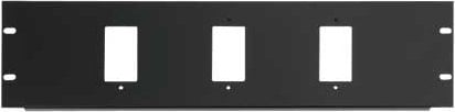 Chief DCR-3X3 3RU Decora Panel For 3 Devices
