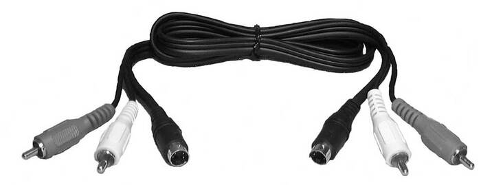 Philmore 45-2425 25 Ft. Super Flex Stereo & Male S-VHS Dubbing Cable
