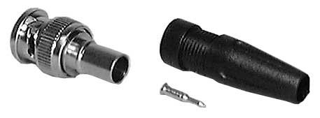 Philmore 938B 1-Piece Crimp Type BNC Connector WITH Insulating Boot (for RG59/U, RG62/U Cable, Bulk Packed)