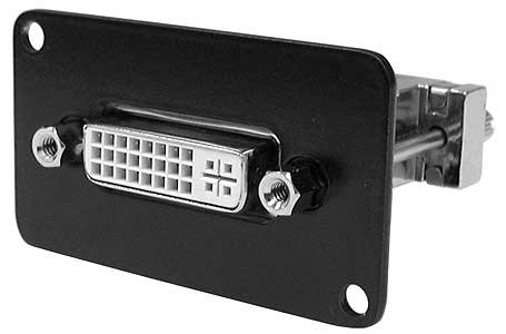 Ace Backstage C-26121 DVI Feed Through Female To Female Connector, Panel Mount