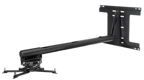 Peerless PSTA-028-B Short Throw Projector Arm Mount (WITHOUT Plate, Black)
