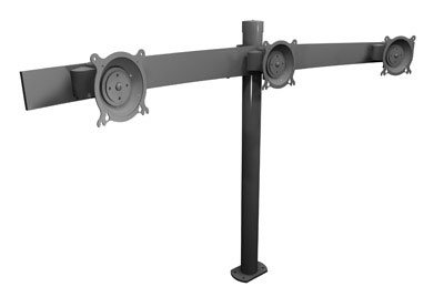 Winsted W5686 Triple Monitor Mount For Prestige Insight Consoles