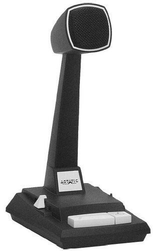 CAD Audio 878HL-2 Omnidirectional Desktop Microphone With Locking Push-to-Talk