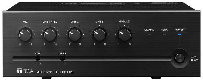 TOA BG-2035 CU 5-Channel Mixer And Power Amplifier, 35W