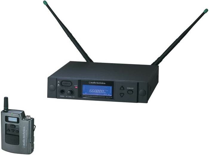 Audio-Technica AEW-4110AC Wireless Bodypack Microphone System, Band C: 541.500 To 566.375 MHz