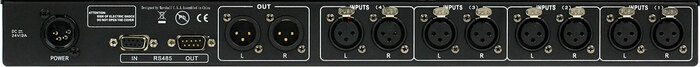Marshall Electronics AR-AM4-BG 4-Channel Analog Audio Monitor With Peak Meters, 1RU