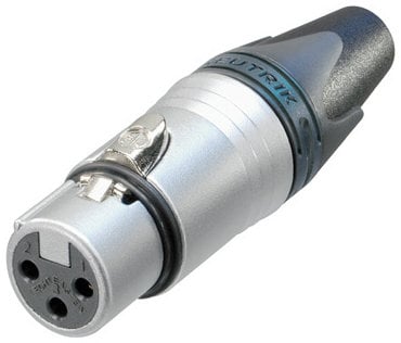 Neutrik NC3FXX-HE High-end 3-pin XLRF Connector With Machined Gold Contacts