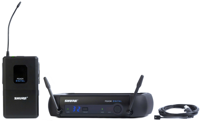 Shure PGXD14/93-X8 Digital Wireless System With WL93 Lavalier Mic