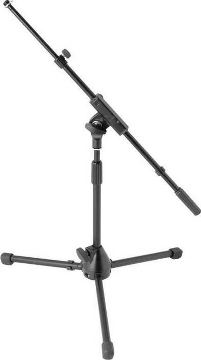 On-Stage MS7411TB 17-27" Drum And Amplifier Tripod Microphone Stand With Telescoping Boom