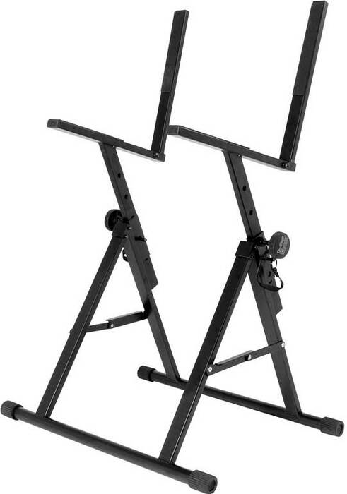 On-Stage RS7000-ONS Foldable Tiltback Amplifier Stand With Adjustable Height, Black