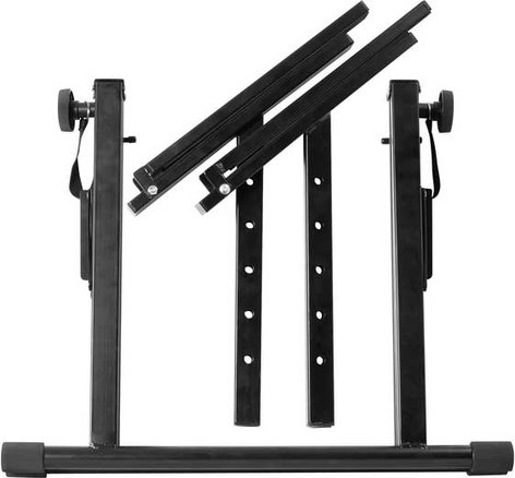 On-Stage RS7000-ONS Foldable Tiltback Amplifier Stand With Adjustable Height, Black