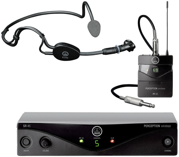 AKG Perception Wireless 45 Sports Set BD A Perception Wireless Sports Set With C544L Headworn Mic