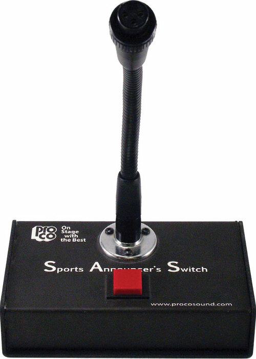 Pro Co SAS3 Push-to-Talk Sport Announcer's Switch