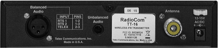 RTS TT16 IFB Transmitter/16Chl